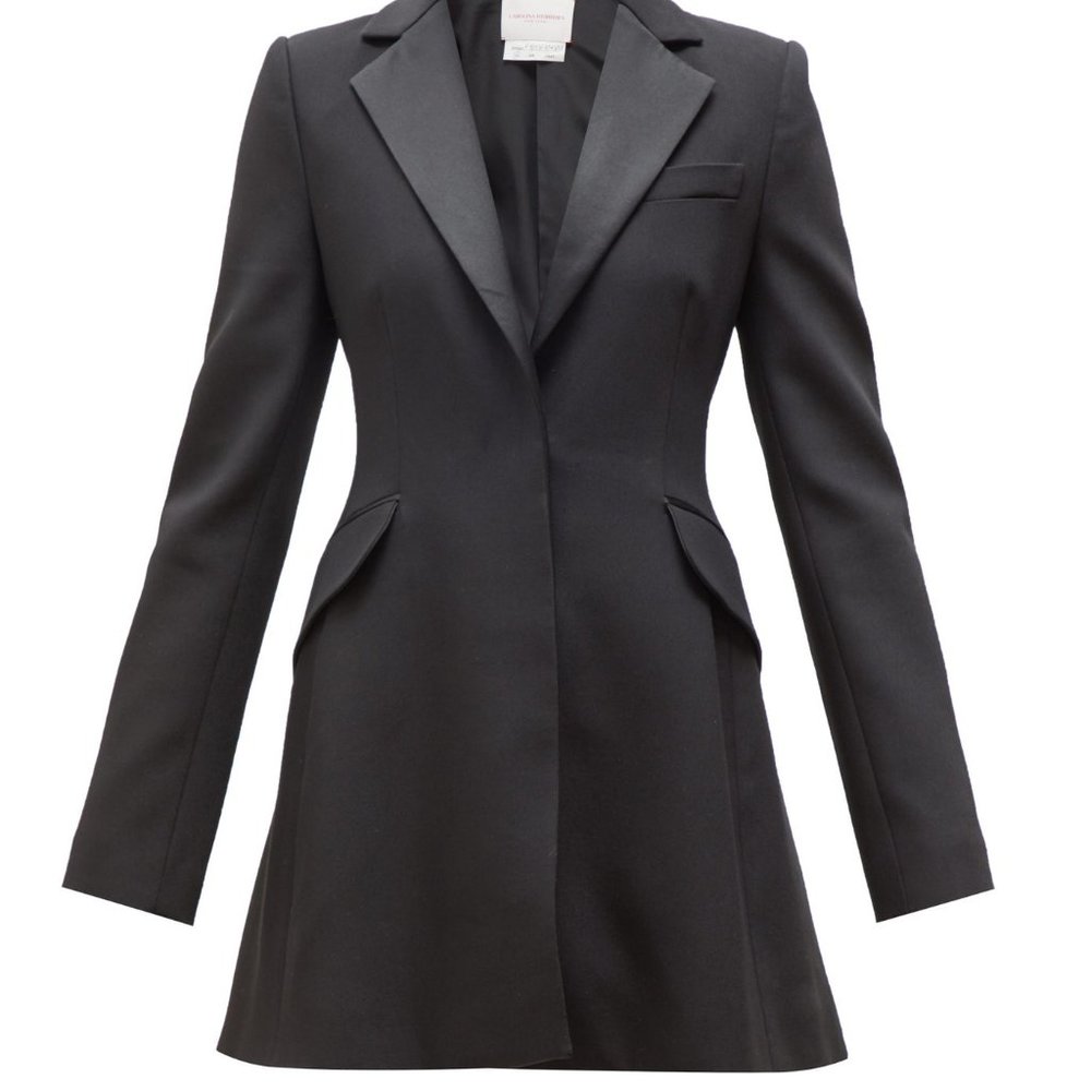 CAROLINA HERRERA tuxedo mini dress NWT